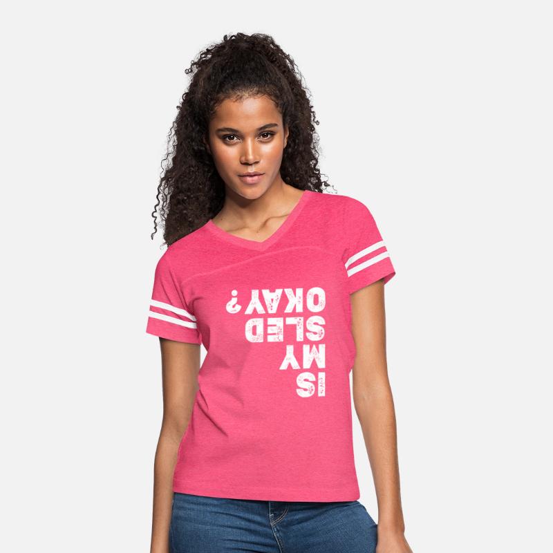 Snowmobile Is My Sled Ok Shirt Snowmobiling Snowmo