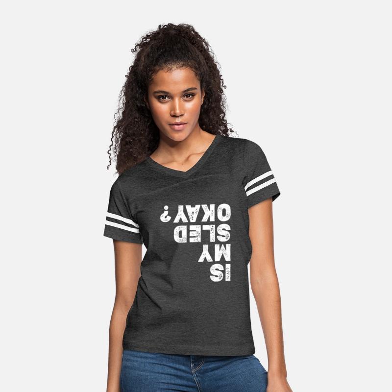 Snowmobile Is My Sled Ok Shirt Snowmobiling Snowmo