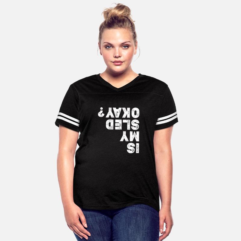 Snowmobile Is My Sled Ok Shirt Snowmobiling Snowmo