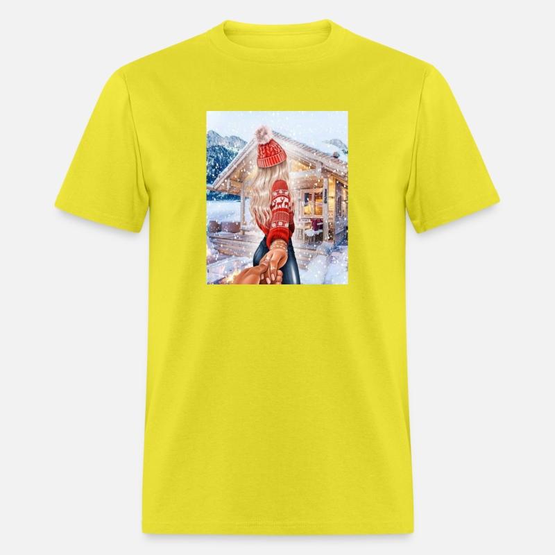 Snowy Christmas House in the mountains