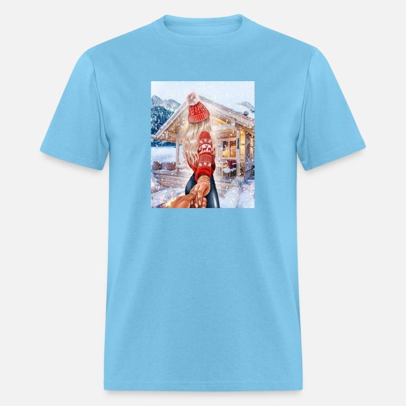 Snowy Christmas House in the mountains