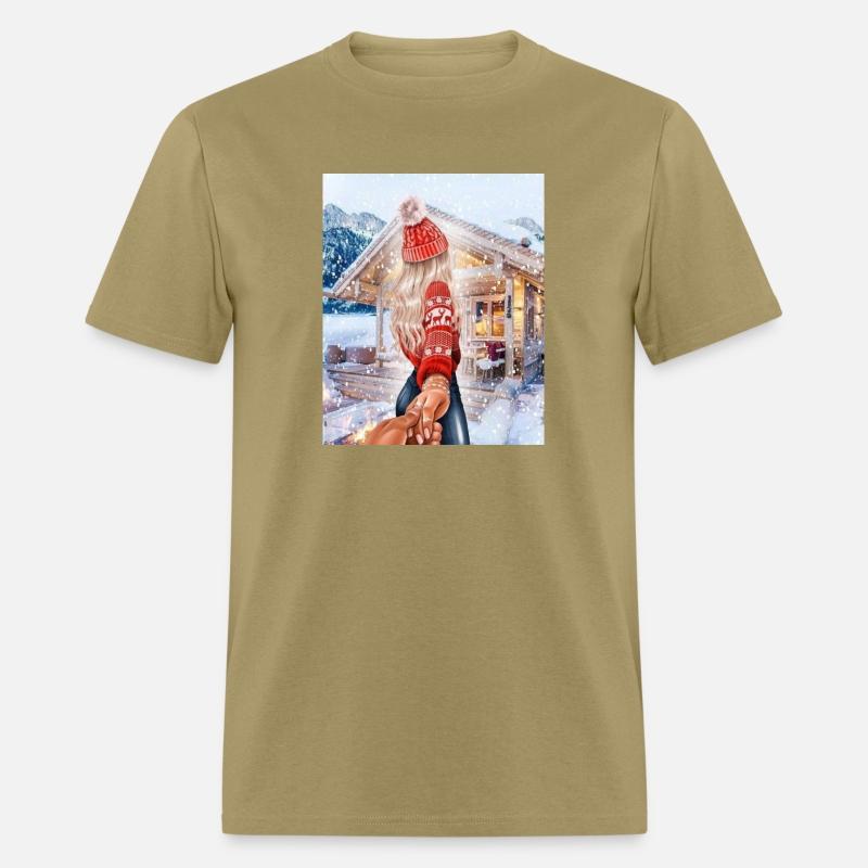 Snowy Christmas House in the mountains