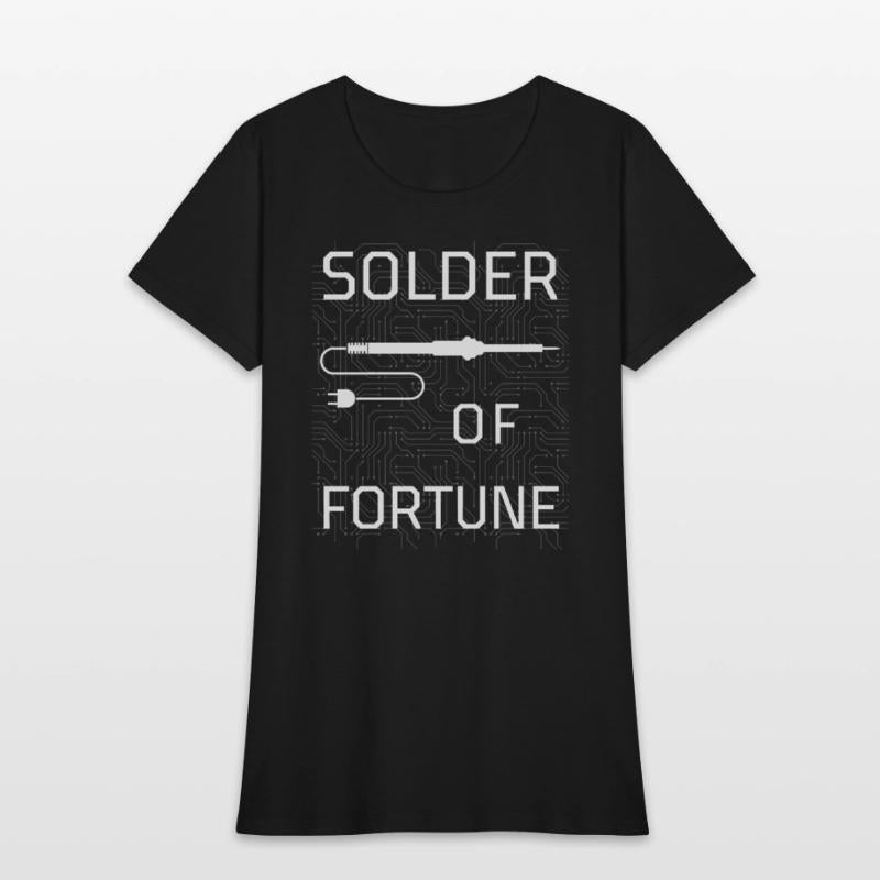 Solder of Fortune is a pun for electronic makers