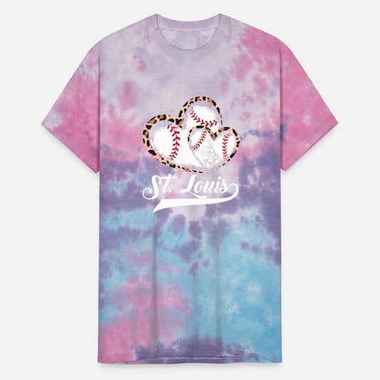 St Louis Leopard Twin Hearts Baseball Players Love