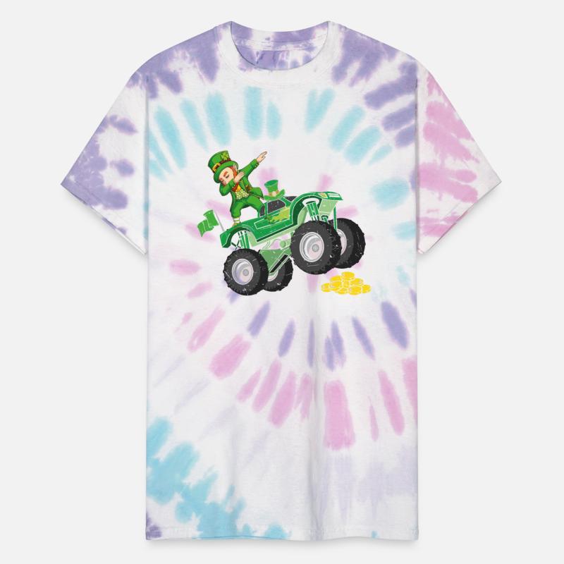 St Patricks Day Leprechaun Monster Truck Lucky Boy