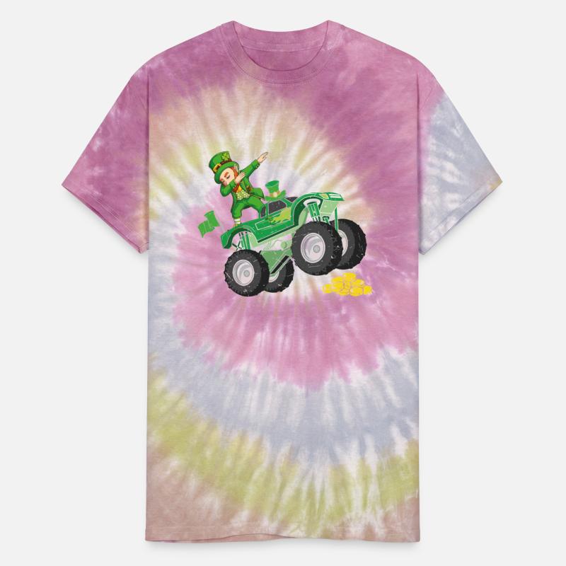 St Patricks Day Leprechaun Monster Truck Lucky Boy