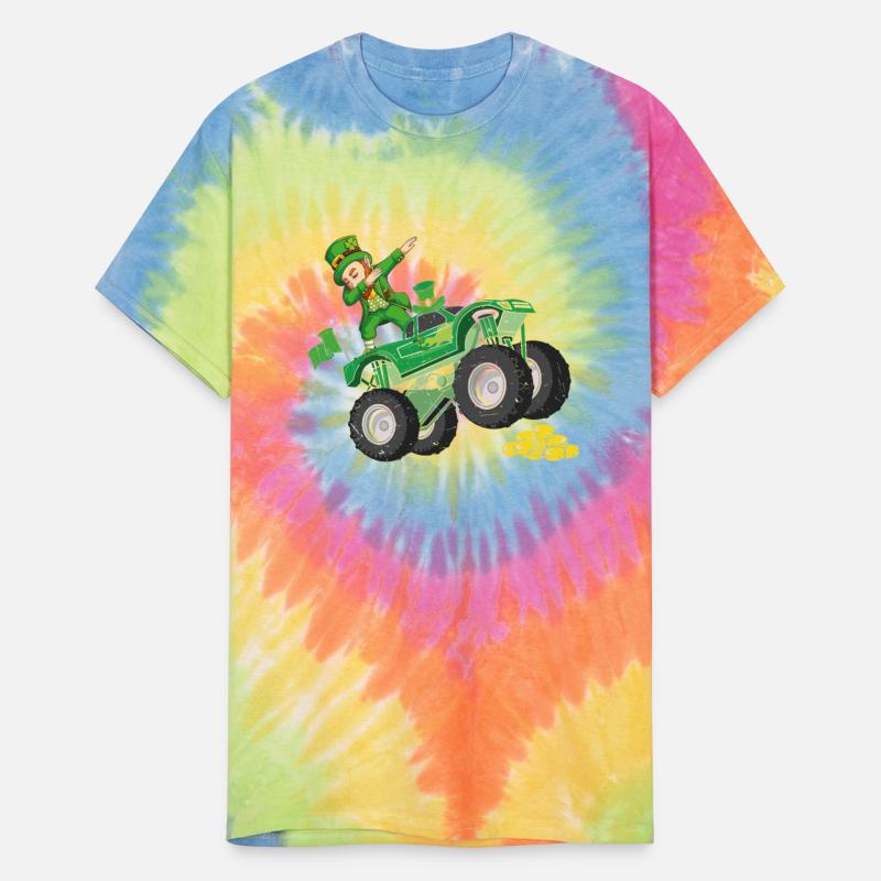 St Patricks Day Leprechaun Monster Truck Lucky Boy