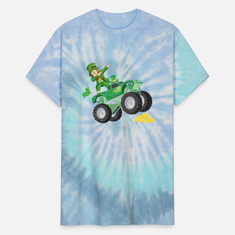 St Patricks Day Leprechaun Monster Truck Lucky Boy
