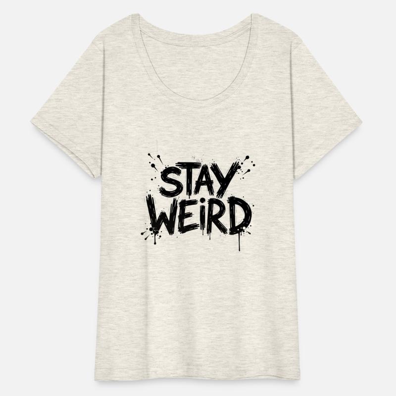 Stay Weird Graffiti-Style Dress
