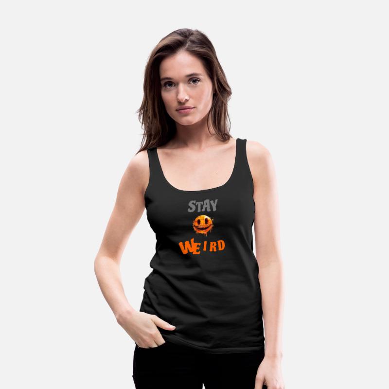 Stay Weird Smiling Design