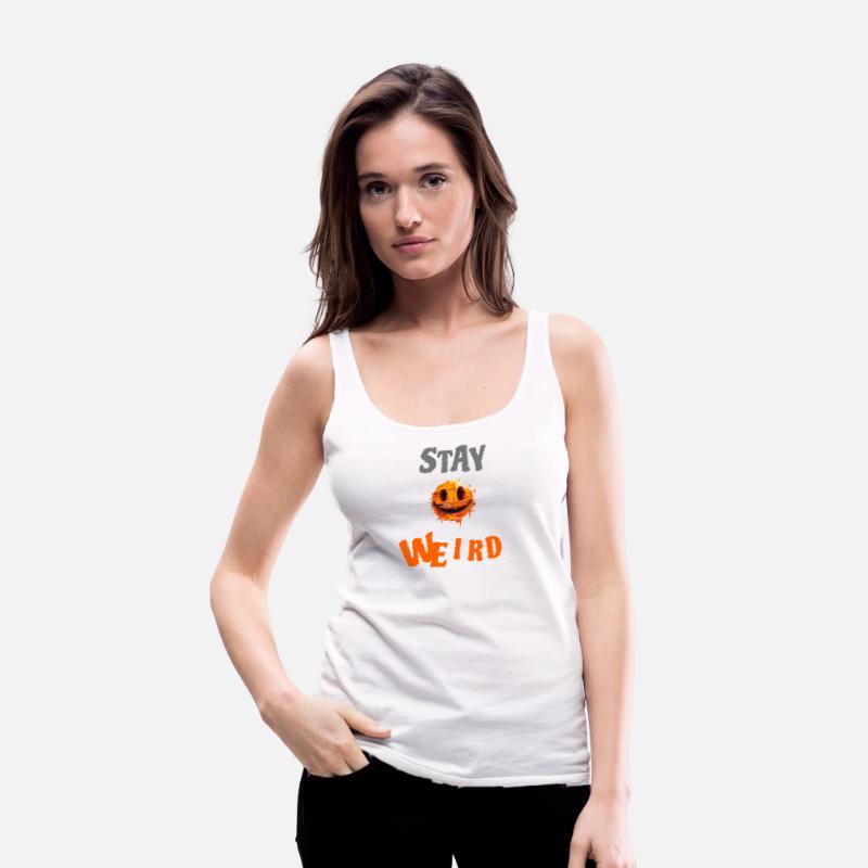 Stay Weird Smiling Design