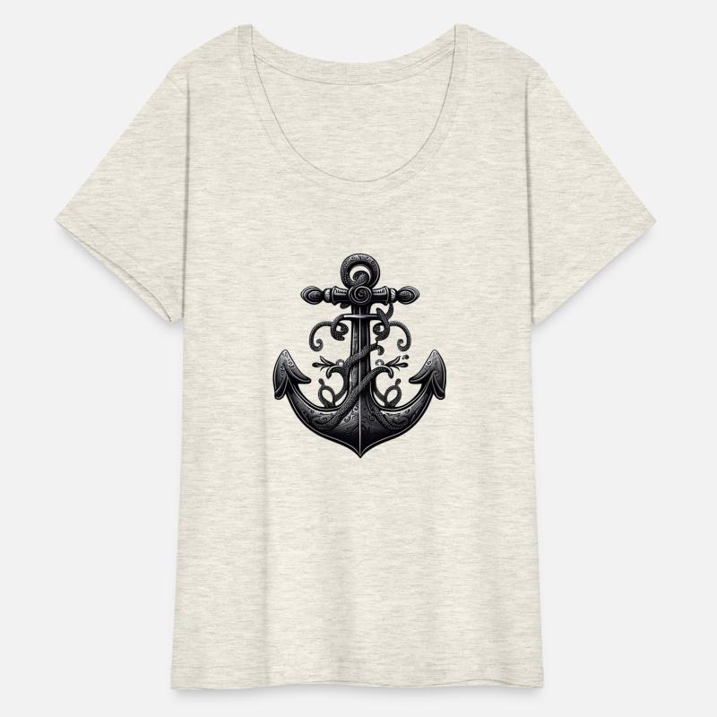 Stylized Nautical Anchor Design
