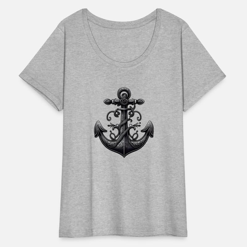 Stylized Nautical Anchor Design