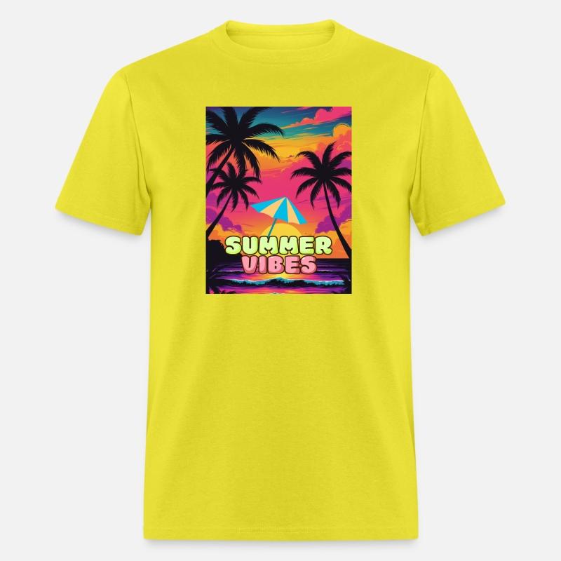 Summer Vibes Retro Sunset, Tropical Beach Palm
