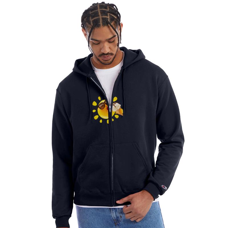 Sun ice cream glasses heat summer cool art vector