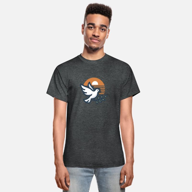 Sunrise Dove of Peace - Minimalist Art for Harmony