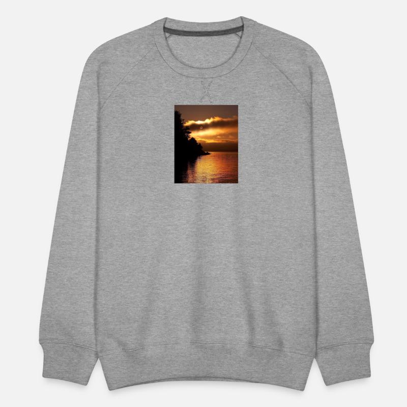 Sunset Over Serene Lake Scene