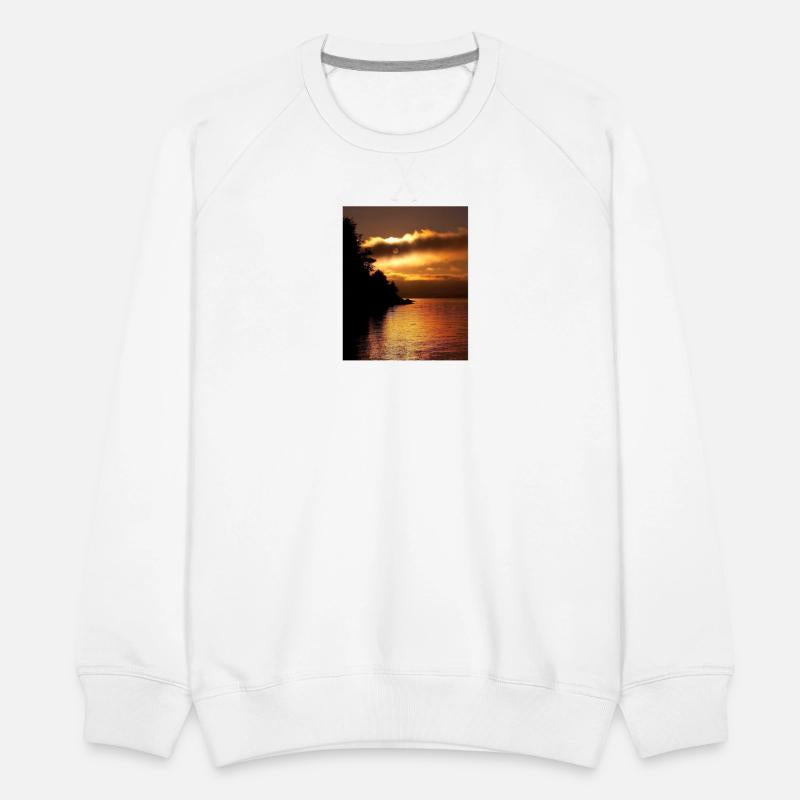 Sunset Over Serene Lake Scene