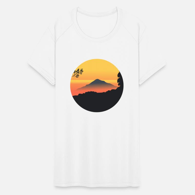 Sunset Serenity - Minimal Mountain Landscape