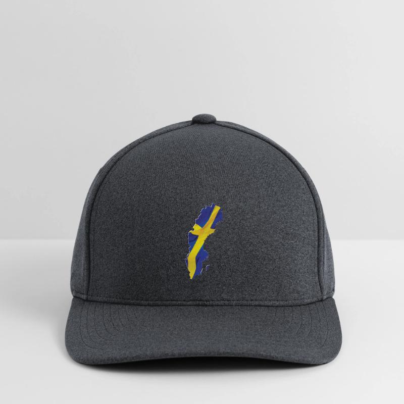 Sweden Flag in Sweden Map