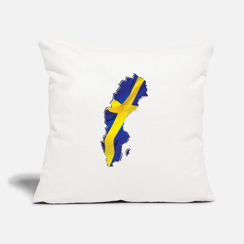 Sweden Flag in Sweden Map