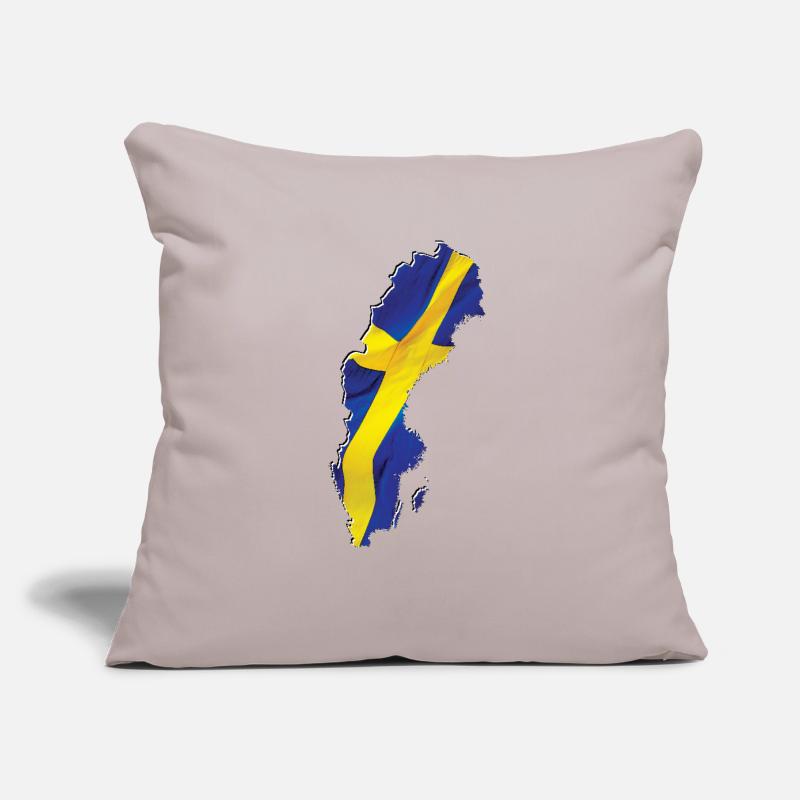 Sweden Flag in Sweden Map