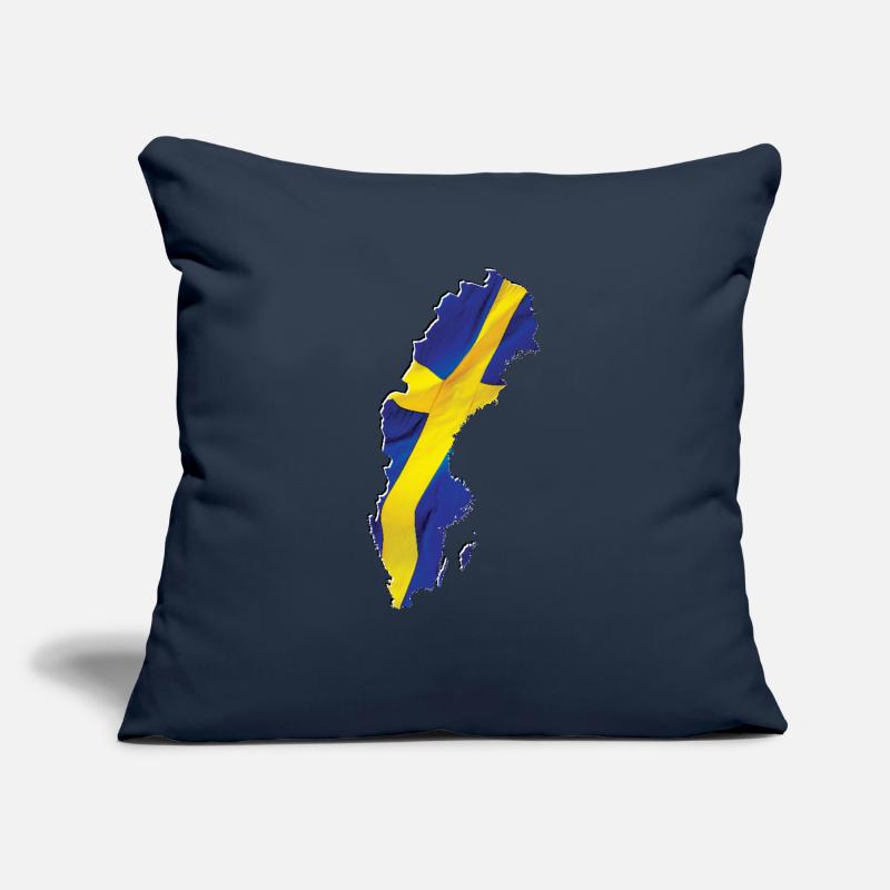 Sweden Flag in Sweden Map