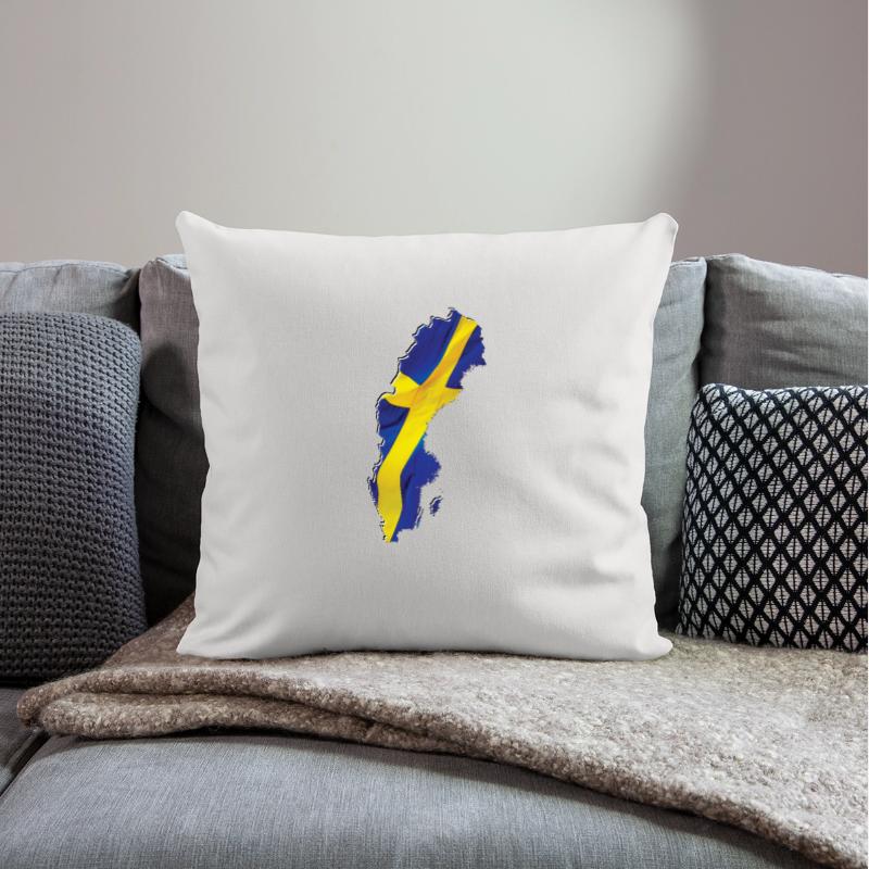 Sweden Flag in Sweden Map
