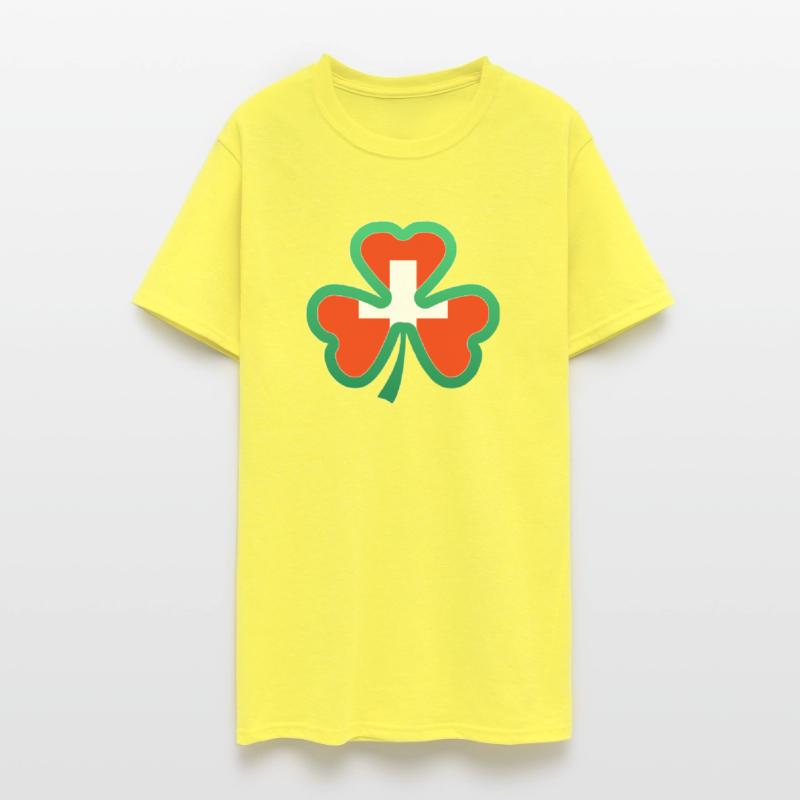Swiss Flag for st patricks day Irish Shamrock