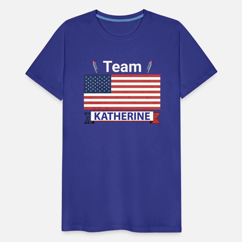 Team Katherine American Flag Star Stripe