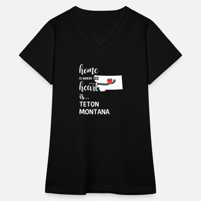 Teton County Montana Is Where My Heart Is Gift