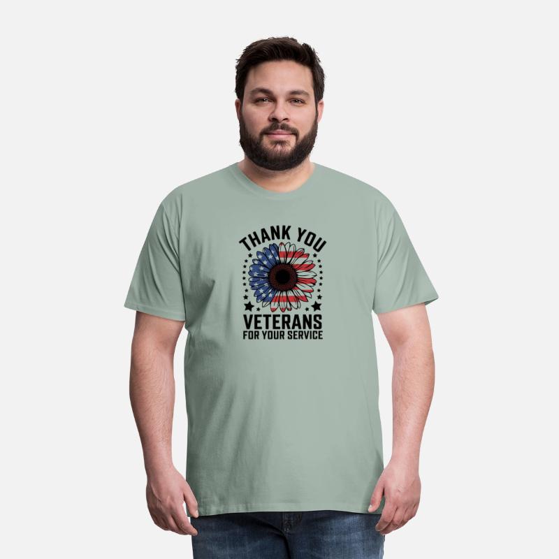 Thank You Veterans Sunflower Military Veterans Day