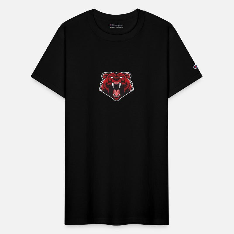 The angry bear head logo design