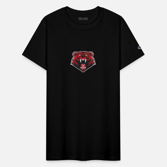 The angry bear head logo design
