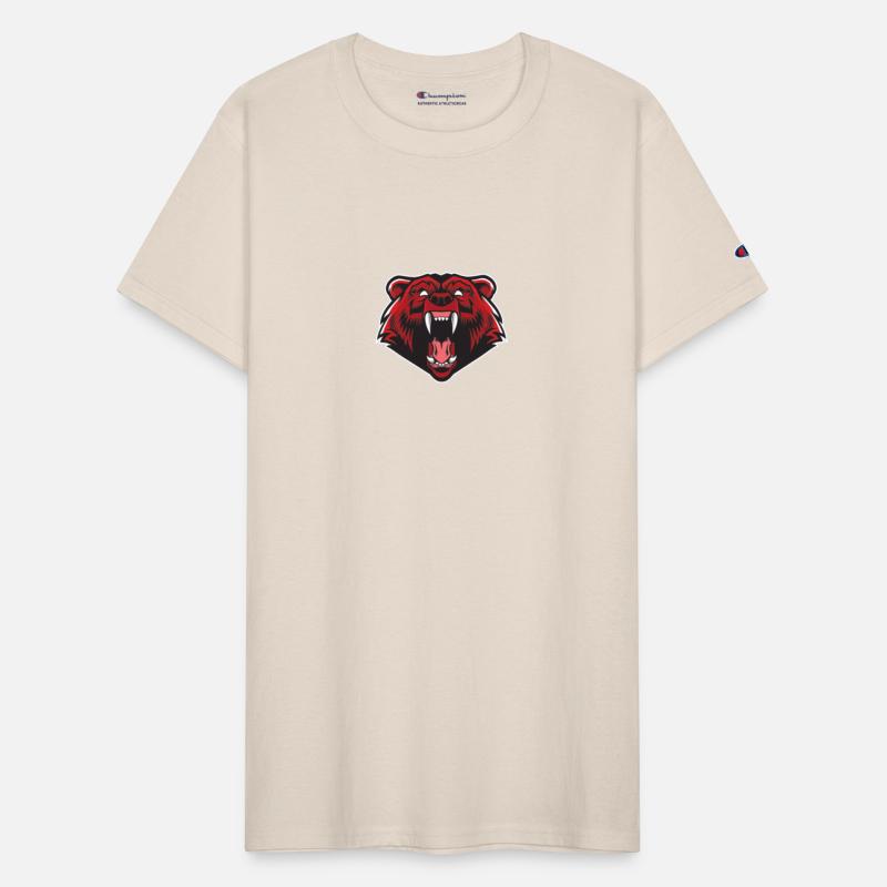 The angry bear head logo design