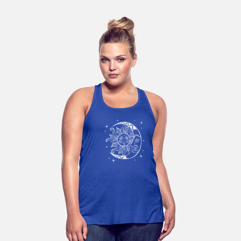 The moon and the sun Mystical Boho Style