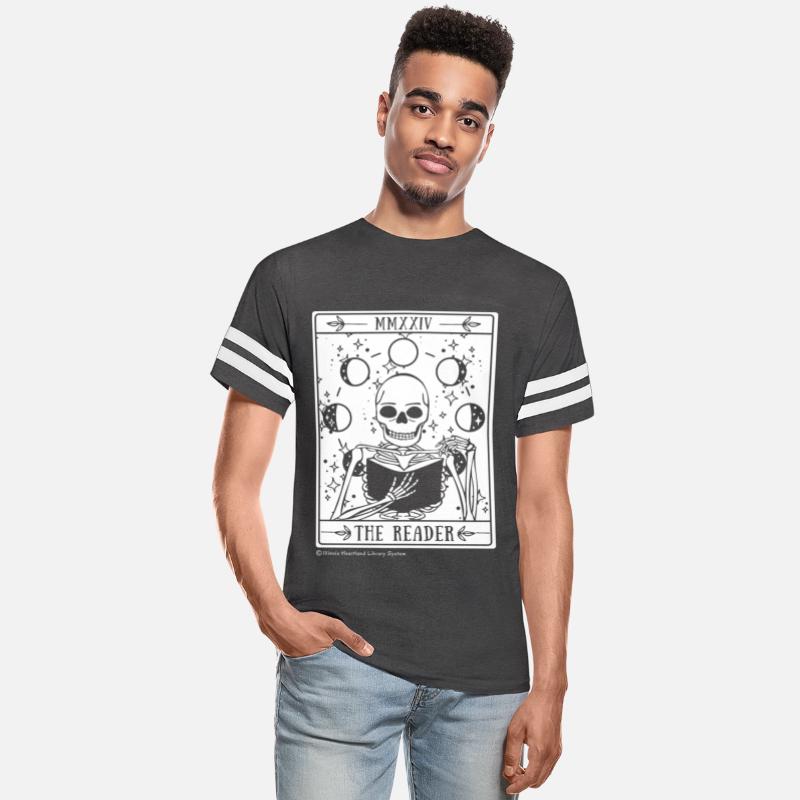 The Reader Tarot-Style with Negative Space