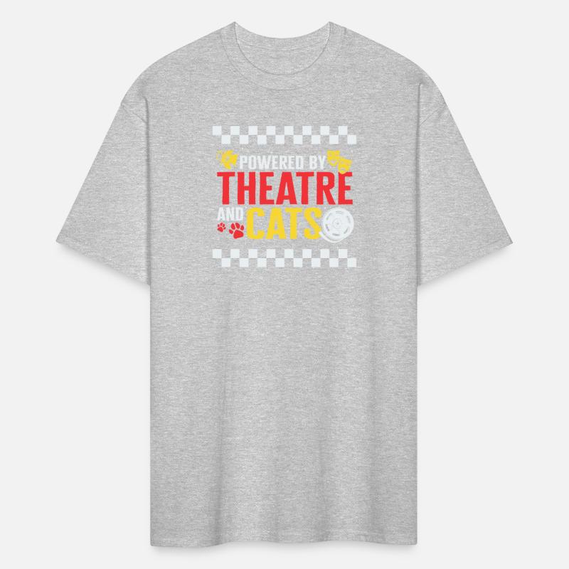 Theatre Shirt, Powered By Theatre And Cats