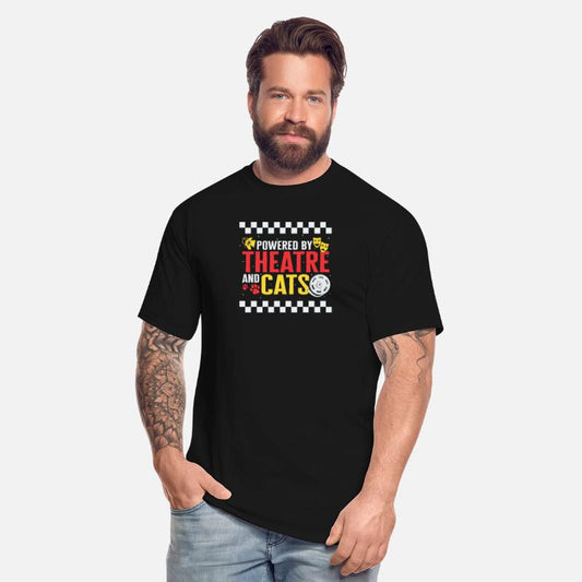 Theatre Shirt, Powered By Theatre And Cats
