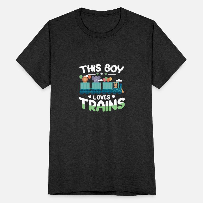 This Boy Loves Trains Train Wagon for Kids Boys