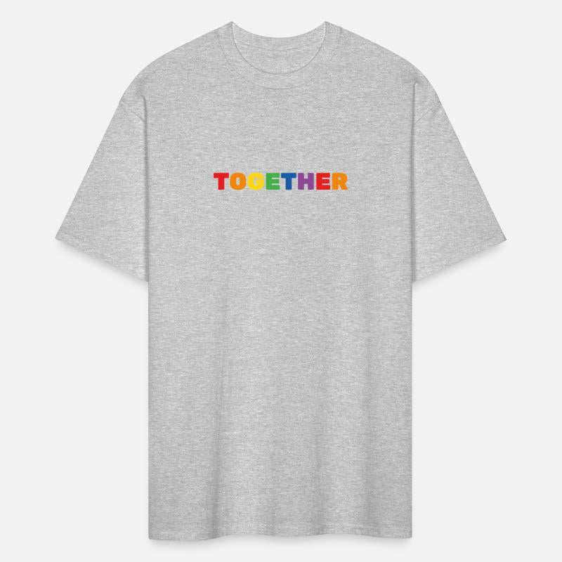 TOGETHER rainbow sign