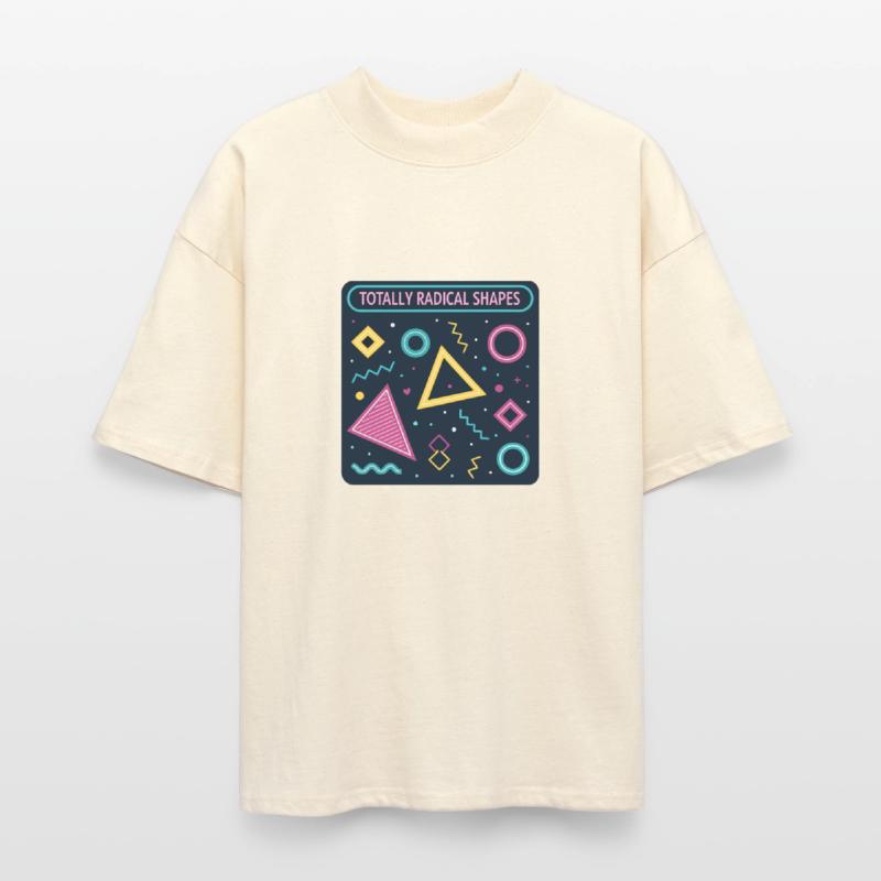 Totally Radical Shapes Neon Geometric 80s