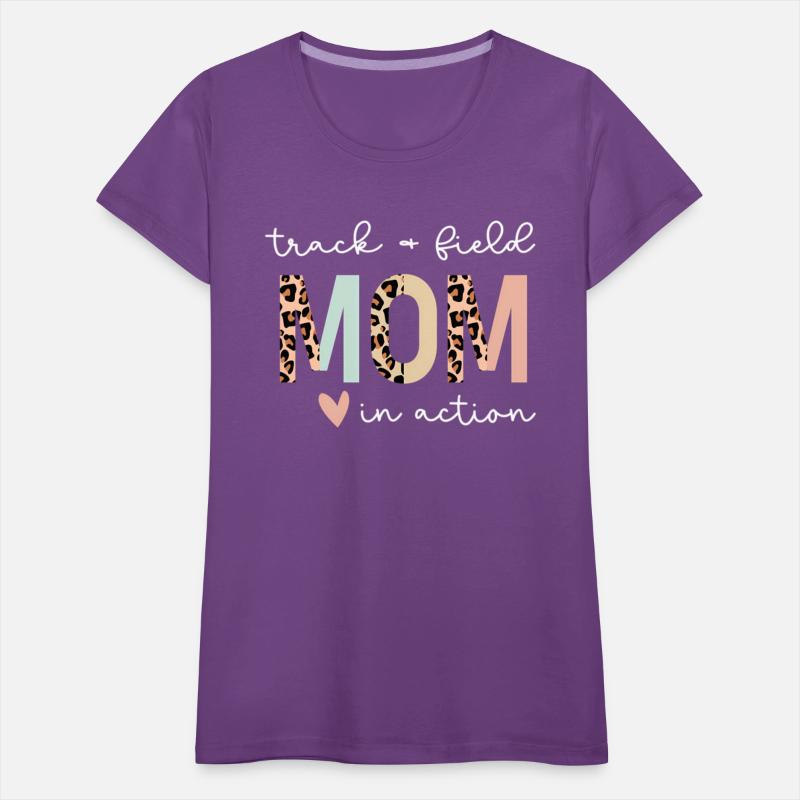 Track And Field Mom Leopard