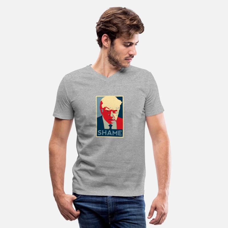 Trump mug shot Shame Obama HOPE poster style