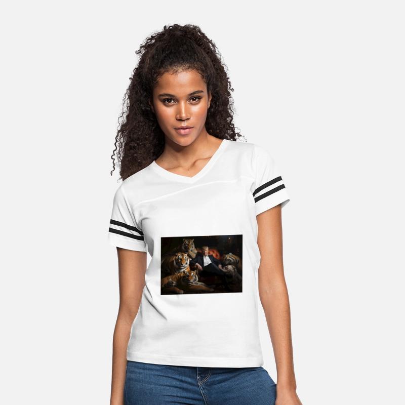 Trump sit in coach with lions