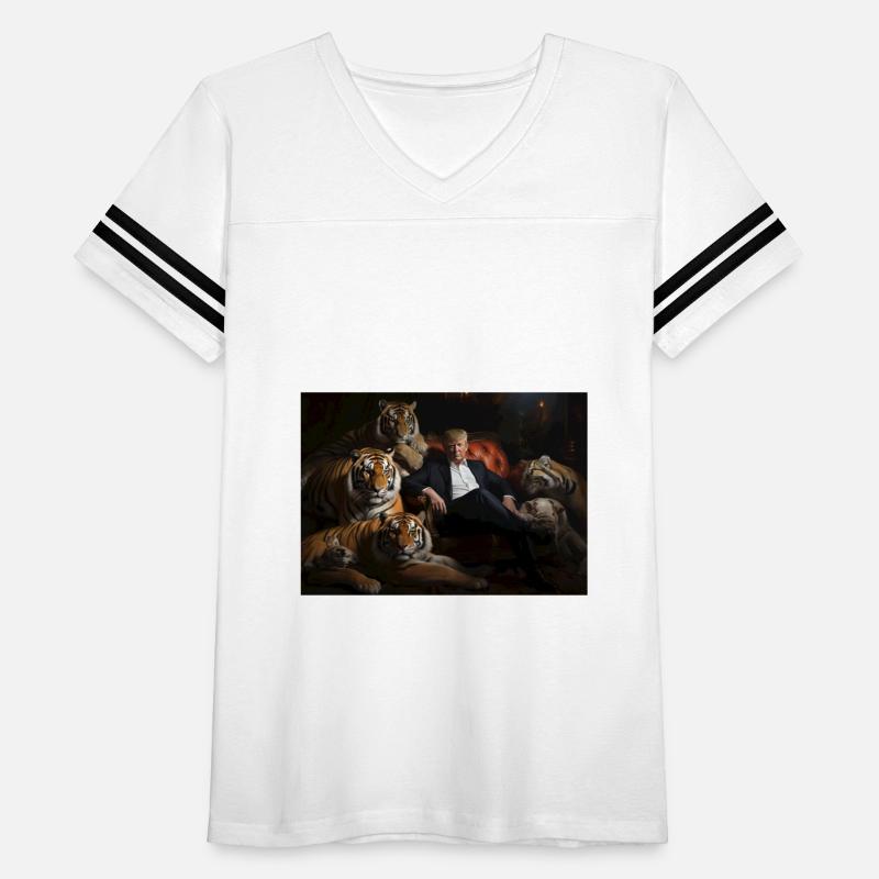 Trump sit in coach with lions