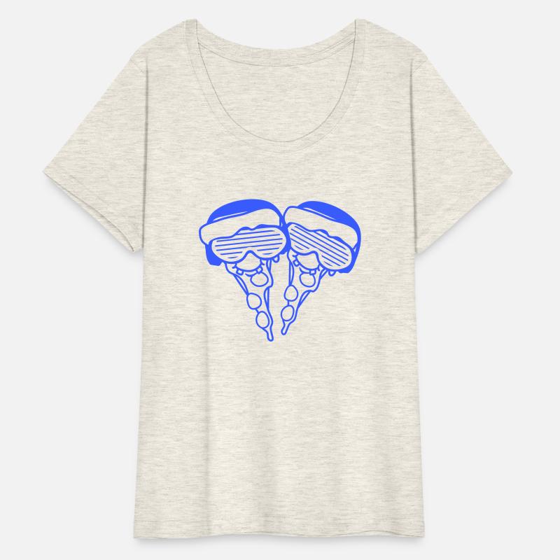 Two DJ Salami Pizza Slices Fast Food 2 Music Party