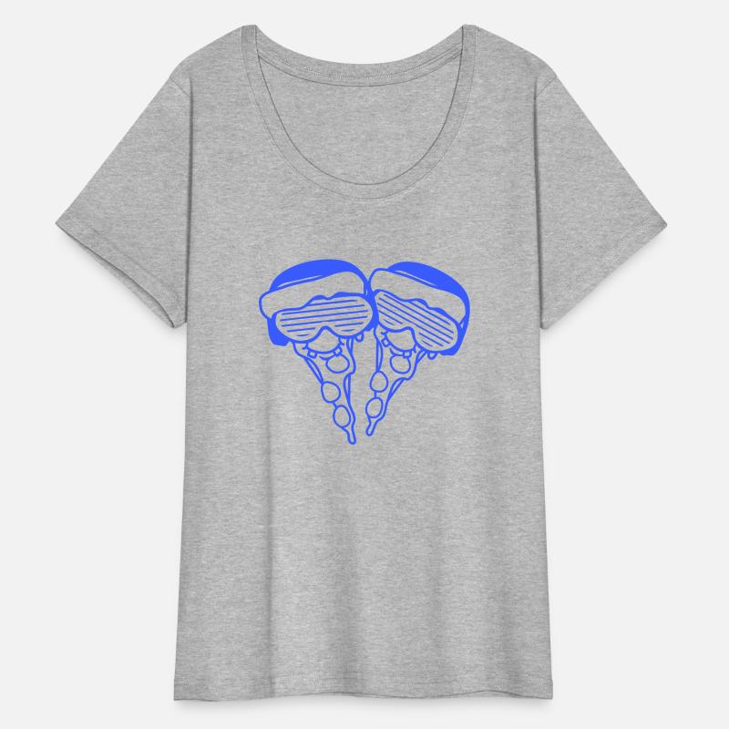 Two DJ Salami Pizza Slices Fast Food 2 Music Party