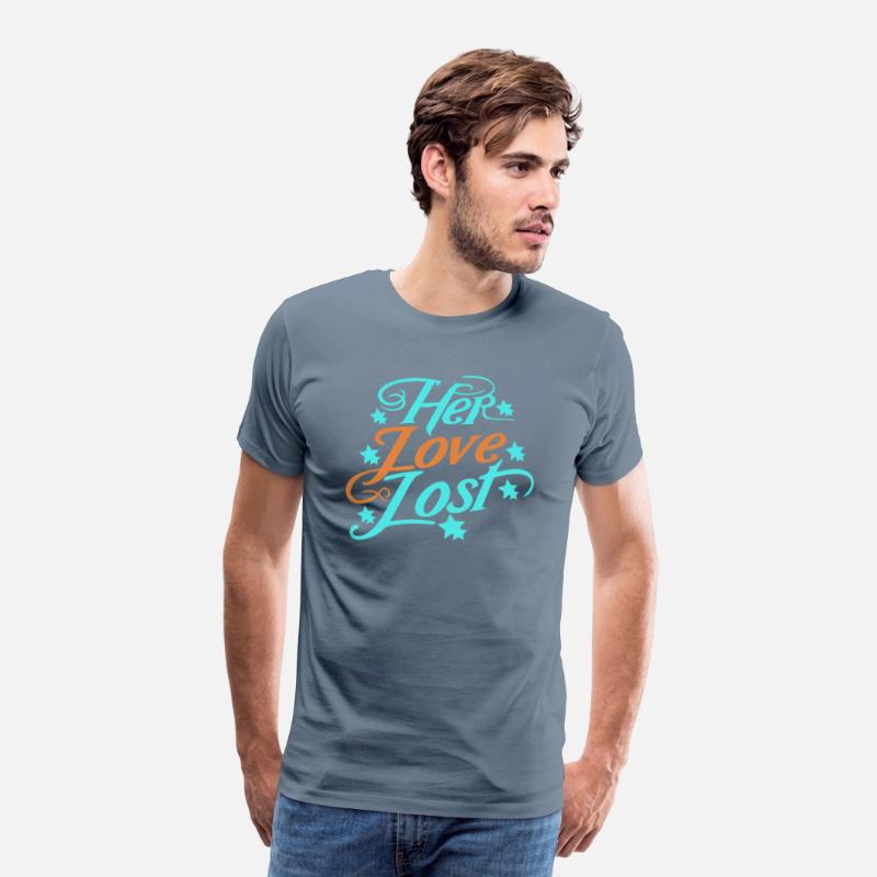 typography T-shirt design Her Love, Lost