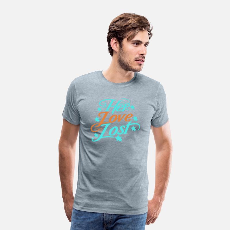 typography T-shirt design Her Love, Lost